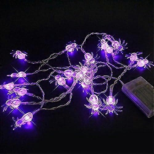 20 LED edderkopplys, lyslenker jule- og halloween-dekorasjonslys Pxcl