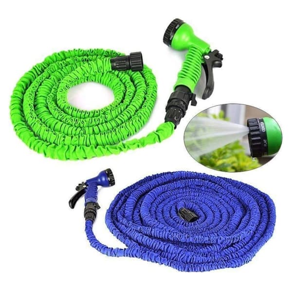 Magic Hose fleksibel haveslange / vandslange - grøn eller blå - flere længder -