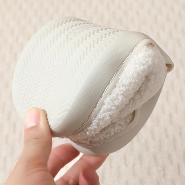 RUYI Jule-Tøfler til Kvinder og Mænd - Plys Tøfler, Vintertøfler Varme og Fluffy, Skridsikre Letvægts Bløde Tøfler, Julegaver Dwarf 38-30 (suitable for size 37-38)
