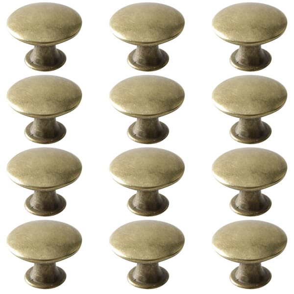 Cabinet Handle Drawer Handle with Screws 12-pack Gold Gold 144