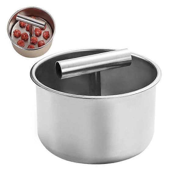 Stor ris-köttbullsform i rostfritt stål/hushållskök handpressad ris-köttbullsmaskin - perfekt present