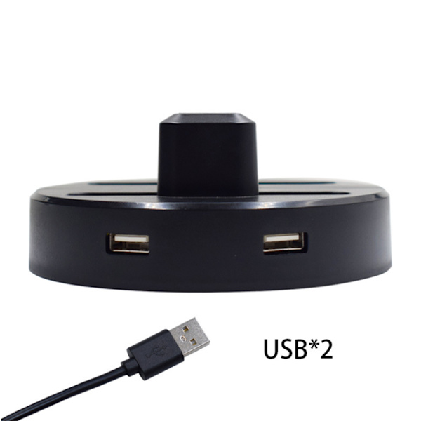 Multiladdare 4 laddningsstation Dock kompatibel med Nintendo Switch Controller - Svart-svart