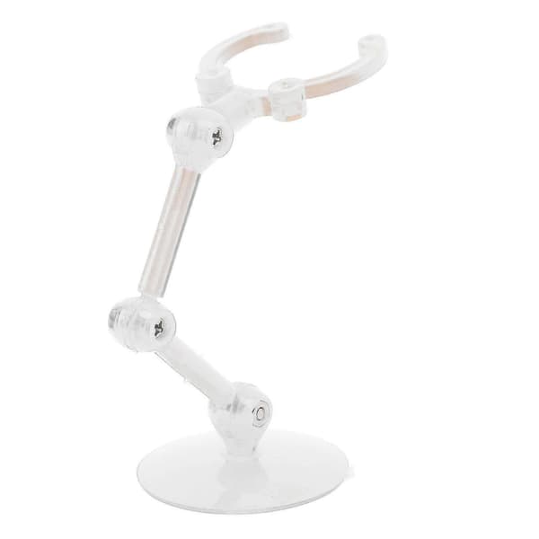 10 st actionfigurstativ i plast, displayhållare för actionfigurer, minidockmodellstöd, enkel montering, klar