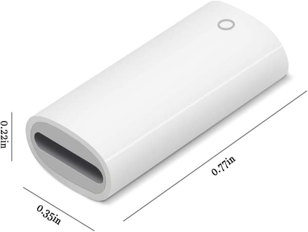 Erstatning til Apple Pencil opladningsadapter kompatibel med Apple Pe