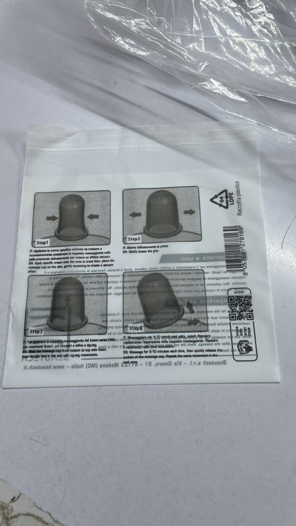 Cupping - vakuumcupping ansigtssæt 4-pak Lilla;