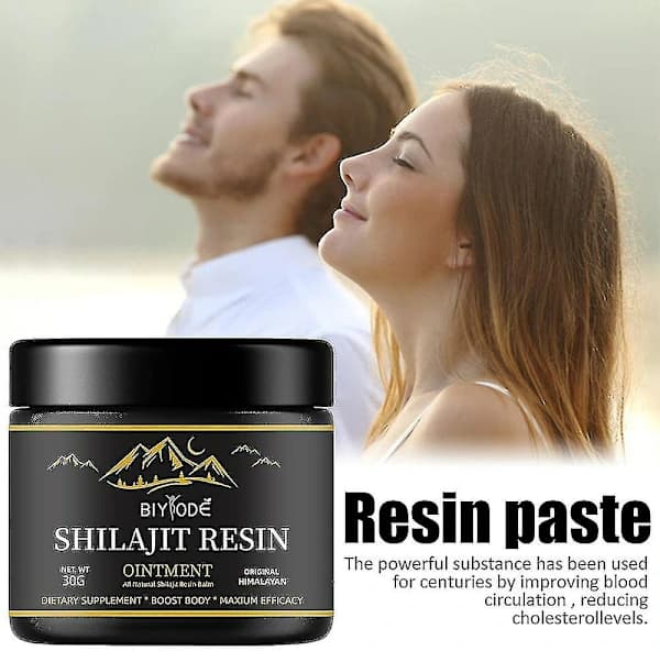 Kroppsvård Shilajit Resin Förbättrar blodcirkulationen, minskar kolesterolnivåerna 30 g 2 pcs