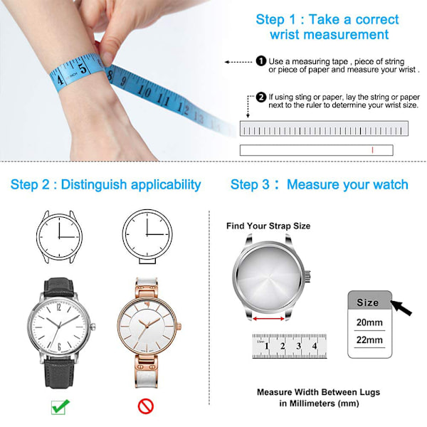 3 kpl yhteensopiva Samsung Loop -rannekkeen kanssa - musta + keskiynsininen + värikäs 22 mm