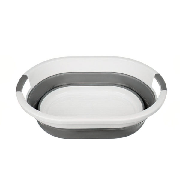 Foldable Laundry Basket / Tub - Foldable Basket 25L grå gray