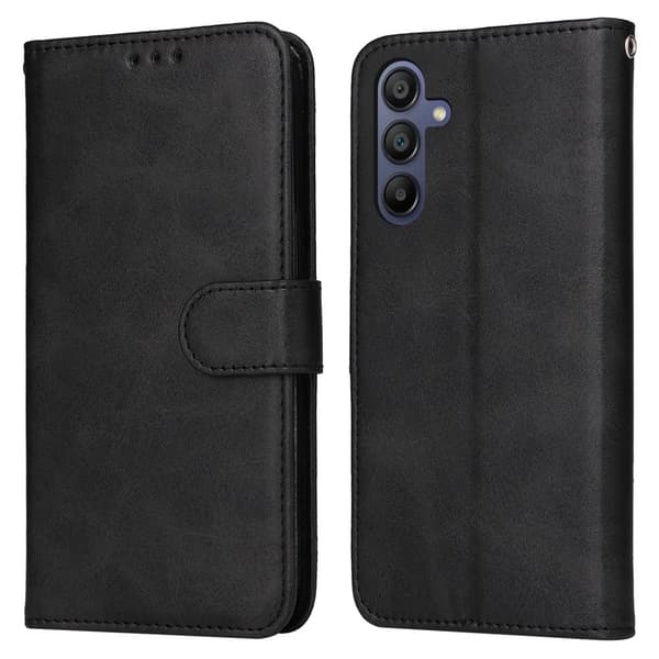 Samsung A17 PU Læder Pung Etui - Flere Farver Sort