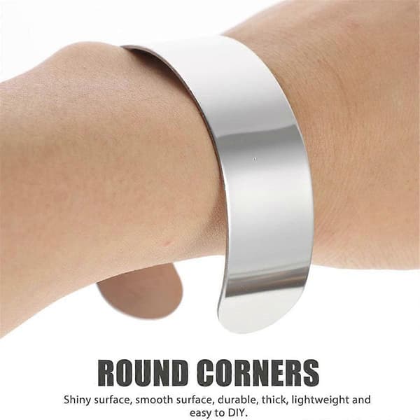 8 stk. Håndleddscorsage Mansjetter, Armbåndsemner for Smykkefremstilling DIY