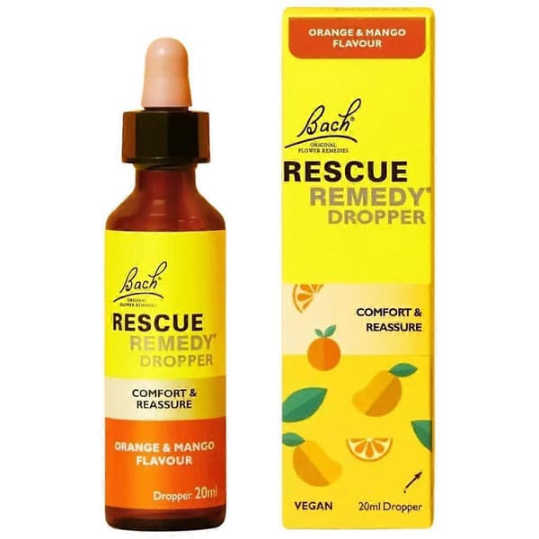 Rescue Remedy Dropper Appelsiini & Mango 20ml