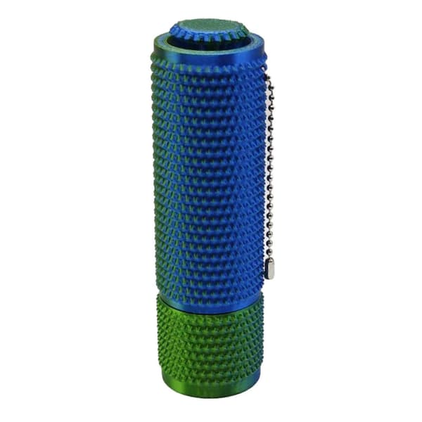 Sensorisk Gripper Roller - Roterende Topp og Klikker - for Angst og Stimming Blue Green