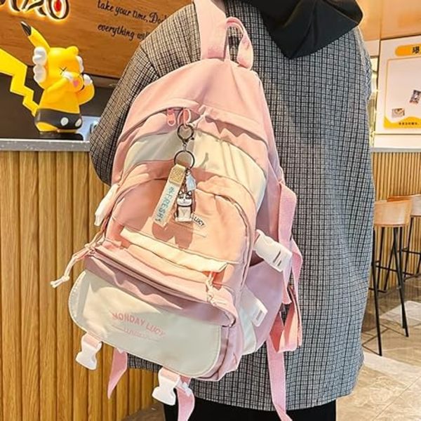 Naiset Söpö Kawaii Eri Asennot Puuleikkaus Tuntuu Onnekkaalta Koiranpentu Avaimenperä Avaimenperä Avaimenperä -Shiba Inu