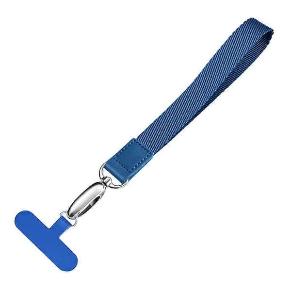 Mobiltelefon Polyester Håndledsrem til mobiltelefon Anti-tabt rem med metalspænde, PC Tether Tab - Multicolor Sapphire