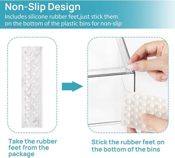 Stackable Storage Bins, Acrylic Bathroom Organizers, Pantry, Home Organization & Storage