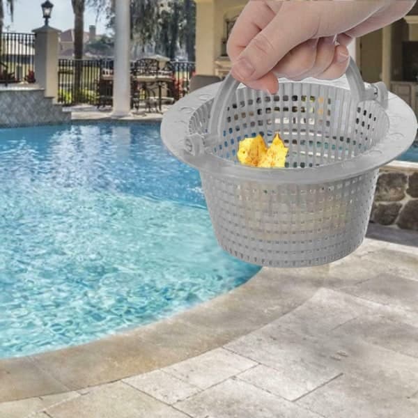 Universal erstatningsskimmerkurv i plast til fritstående pools With  Handle