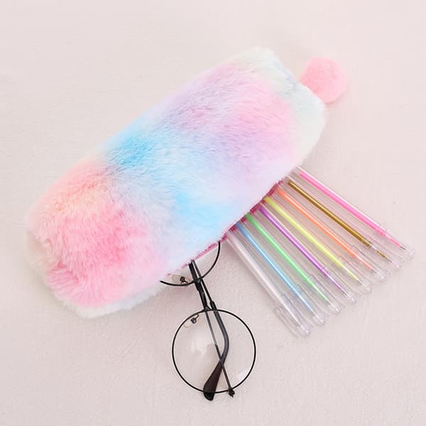 Material: PolyesterFärger: Pastell, Rosa, LilaPacklista: 1*pennfodral pink