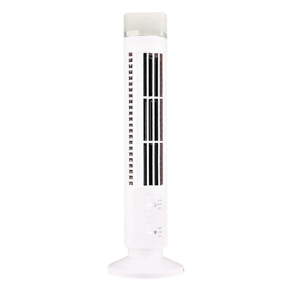Tårnventilator LED Bladeless Fan 2025 Fri storlek Vit