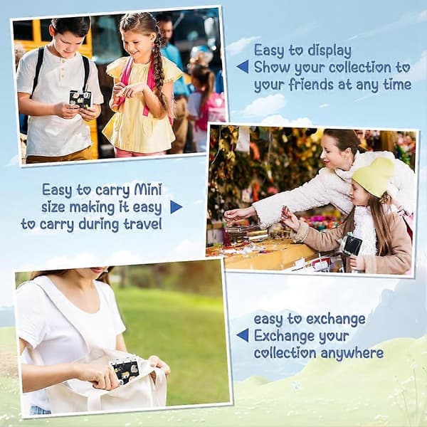 2 stk. Mini Emaljestift Display Bog Klar Samlingsbind Holder Stift Display Boards Opbevaringsorganisator Black    transparent