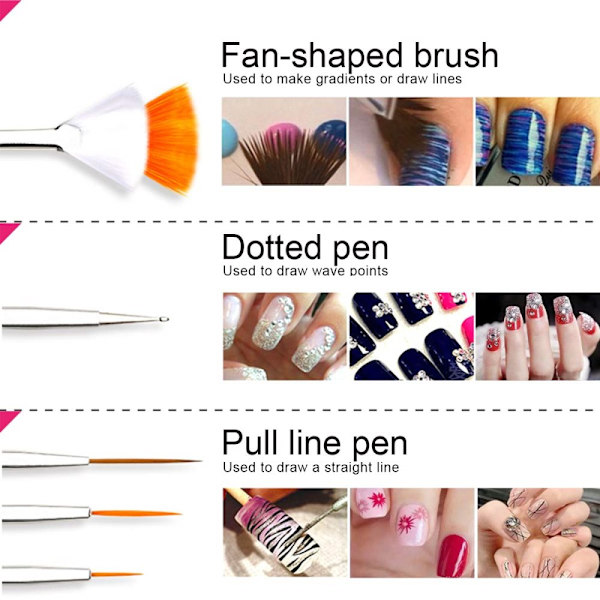 Nagelkonsttillbehör Set (Färgglad folie + borr) smink