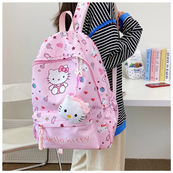 New Trendy Student Backpack 2026, Large Capacity, Printed Design, Casual and Simple Design for Middle School, High School, and University Students.