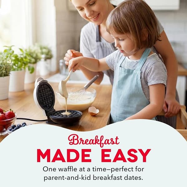 Mini Waffle Maker, Compact Non-Stick Breakfast Sandwich Maker for Waffles, Pancakes, Hash Browns and Quick Snacks, 220V