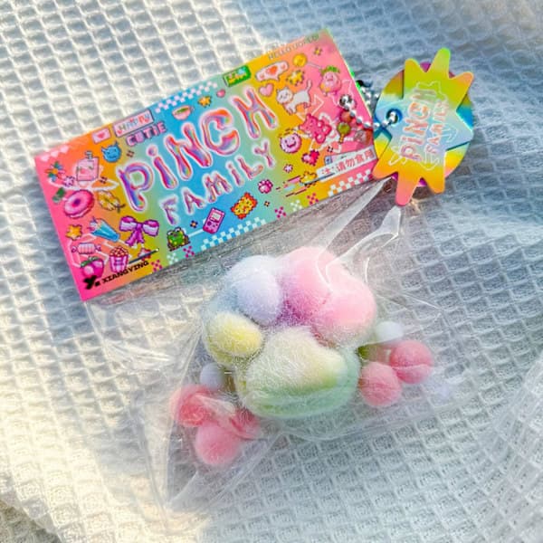 Taba Kattepote Squishy Legetøj, Kawaii Stressreducerende Klemmelegetøj til Dyreelskere Sort Rose