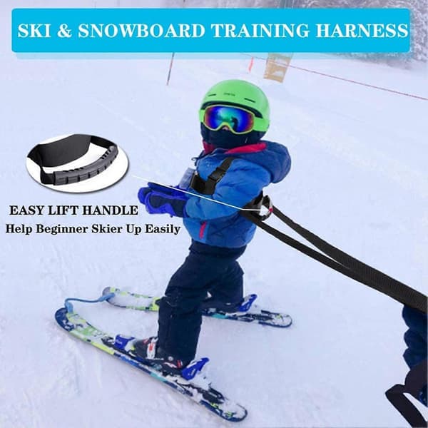 Kraftigt Anti-Fall Träningsbälte – Justerbart & Hållbart – för Barns Skidåkning & Snowboardåkning