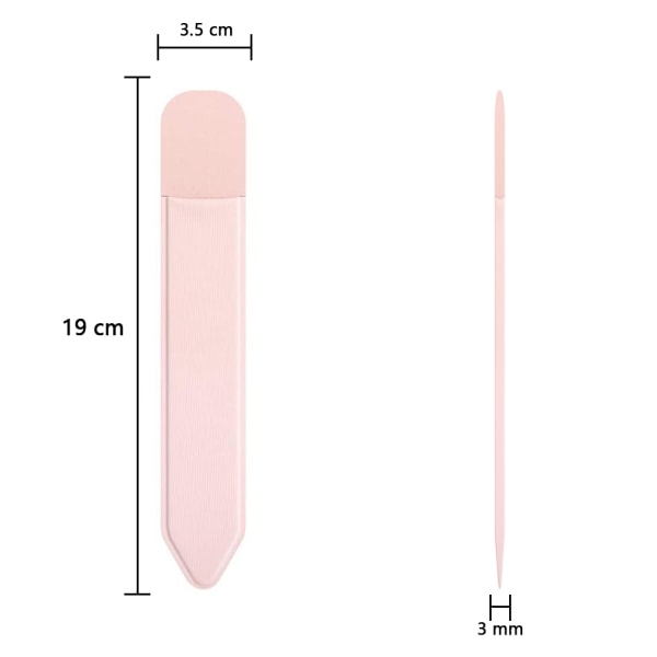 2 kpl yhteensopivaa Apple Pencil -koteloa - pinkki. Irrotettava joustava nahkatasku