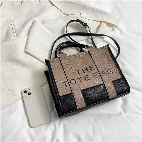 Toteväska för kvinnor Dupes Mini läder Tote Bag Liten personlig Crossbody Handväskor