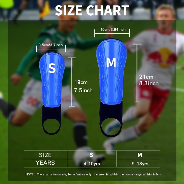 Fotball Skinnbeskyttere, Skli og Gli Beskyttende Fotballutstyr for Ungdom og Voksne, Polstret Skinnbeskyttelsesutstyr