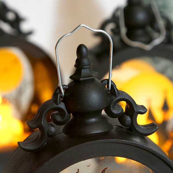 Halloween Dekorasjon LED Vindlampe Elektronisk Lys Dekorasjon H