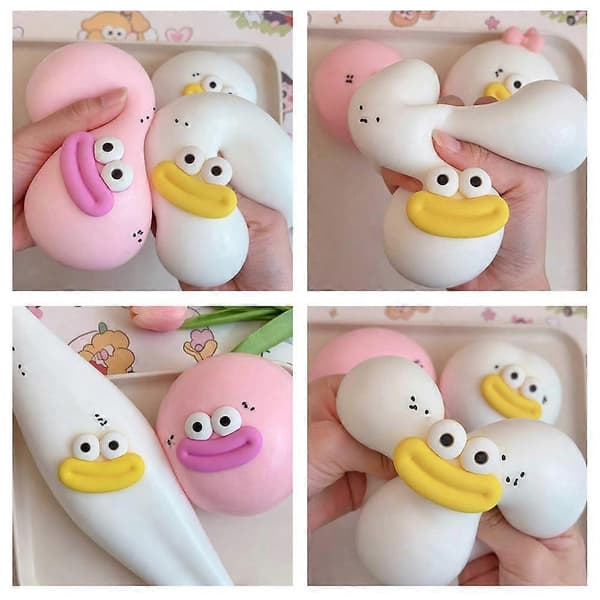 Cute Dumpling Squeeze Toy - 9cm Slow Rebound Stress Relief Ball