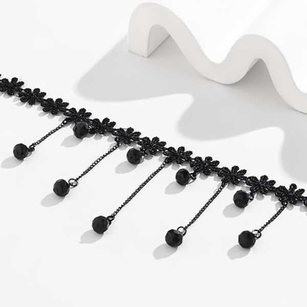 MOMOCAT Sydänriipus Säädettävä Punainen Choker Klassikko Kaulukset Naisille ja Tytöille Sametti Chocker Kaulakoru