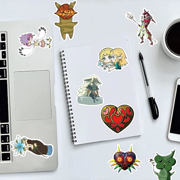 50 stk Tears of The Kingdom Spill-klistremerker for Laptop, Kule Trendy Vanntette Graffiti-klistremerker for Tenåringer Gutter Datamaskin Skateboard Sykkel Bagasje Bumper