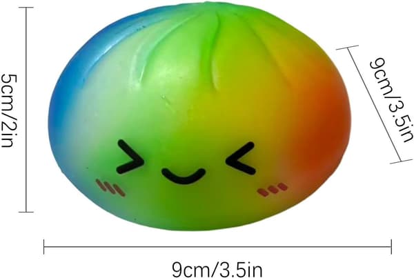 Spel Stringi-Dumpling Stress Relief | Cartoon Stress Relief Fillers, Dumpling Hand Toy - For Easter Basket, Classroom, Office and School