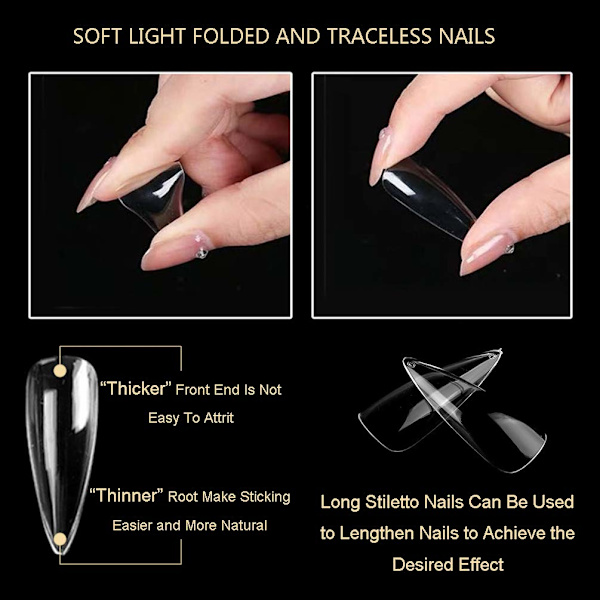 Sömlös nagelkonstfilm transparent färg (vattendroppe nagel) smink