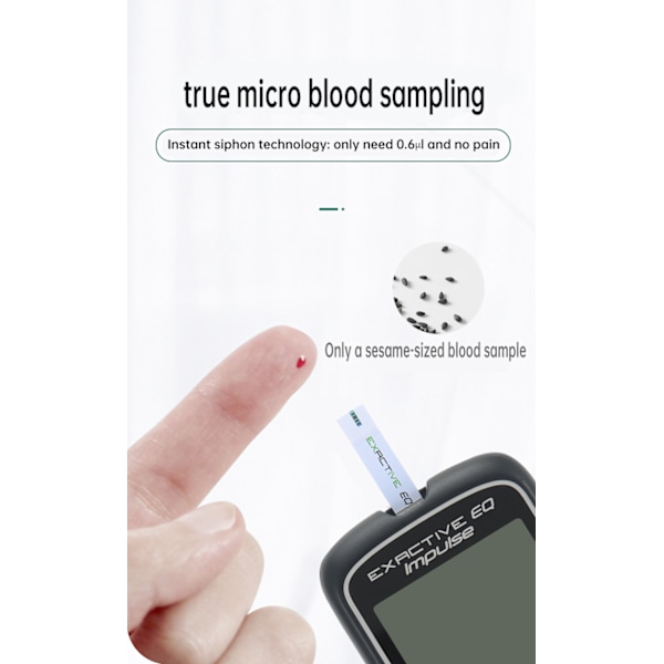 Bedst sælgende 2024 Blodsukkermåler Diabetes Test Kit Blodsukkermåler Med Teststrimler (FMY)