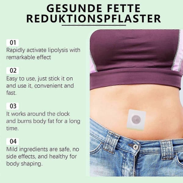 Healthy Patch yrttivartalonhoito rasvanpolttoon, 10 kpl