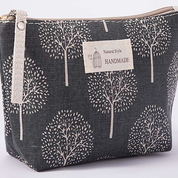 1 pakke kosmetik taske til kvinder, søde rummelige makeup tasker rejse vandtæt toilettaske tilbehør arrangør dovendyr gaver