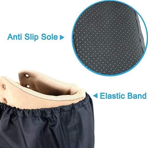 Reusable Shoe Covers Water Resistant Non-Slip and Washable