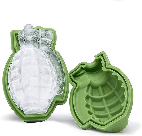 Pxcl 4 X Silikonisbitsformar Granatäppleform 3D Isbitsform Kakformar Silikonisformar För Whisky Scotch Cocktails Kaffe Fruktjuice