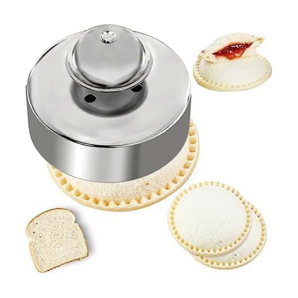 2 stk 304 rustfritt stål sandwichkutter, peanøtt-/smør-sandwichkutter og forsegler for DIY barnelunsj