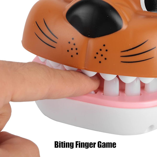 Tiger Biting Finger Game, Roligt Klassiskt Biting Hand Game Skämt Leksaker Skrivbord Fest Förälder-Barn Interaktiv Leksak Festival Fest Tillbehör
