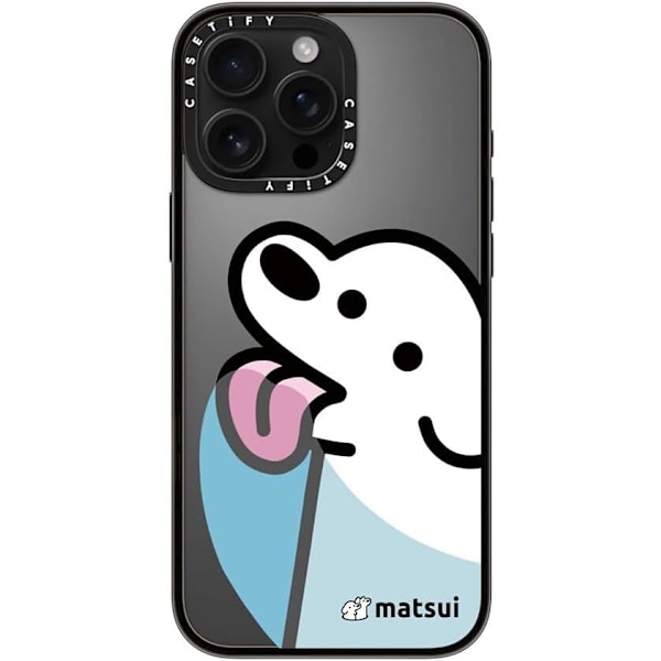Kompakt iPhone 16 Pro Max Deksel [Lettvekt / 1,2 m 2X Militær Grad Fallbeskyttelse/Slank] - Kirsebær - Klar Svart Lick iPhone 16 Pro Max