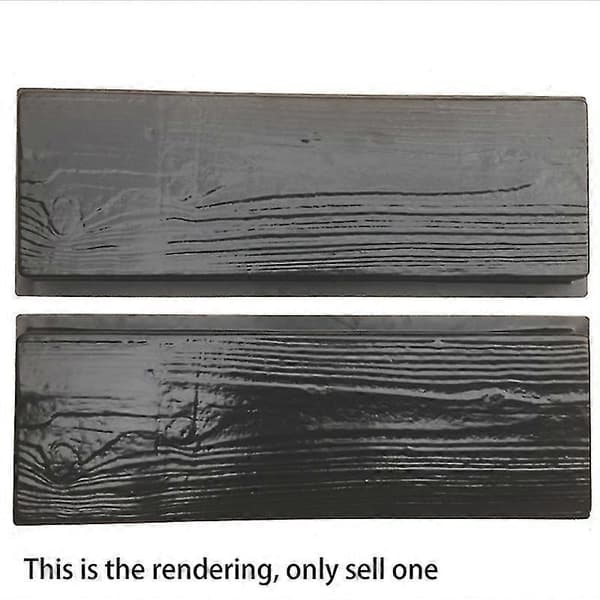 Imitation Wood Grain DIY Path Maker Paving Cement Brick Mold Step Marker Pavement Road Concrete Form