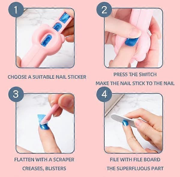 DIY neglekunstværktøjssæt neglekunstprinter børn