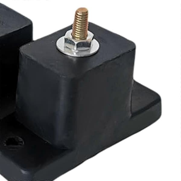 4x Luftkonditionering Utomhusenhet Svart Antivibrationsplatta Gummifäste