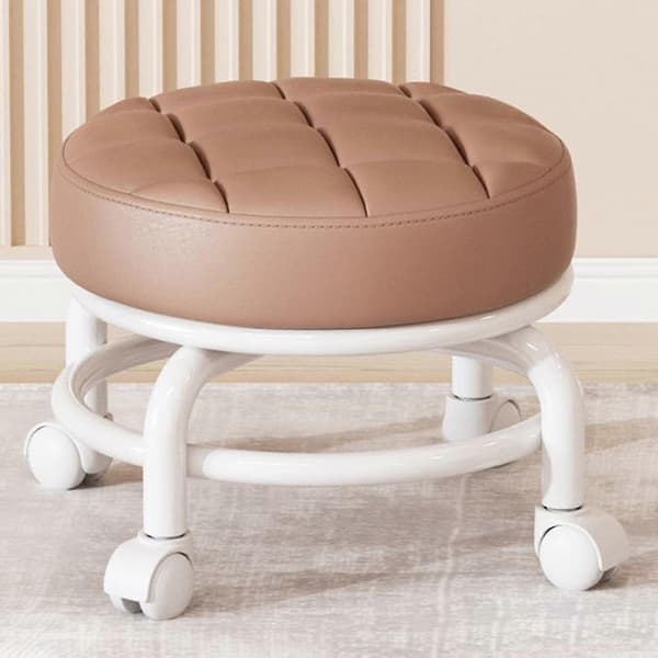 360° Rotating Rolling Stool Household Stool Movable Stool Low Noise Pulley Wheel Low Stool Universal Swivel Casters For Kitchen Home Coffee