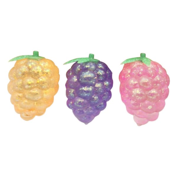 1-5 stk. glitterdrueformet klemmeleke – myk elastisk TPR – for dekompresjon Random 3pcs